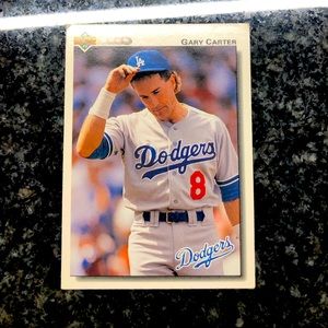 Gary Carter Upper Deck 1992 #267 baseball card!!